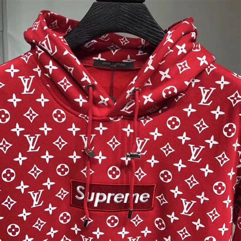 fake louis vuitton supreme hoodie